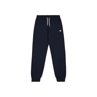Image of Champion Boy&#039;s Legacy Basics B Ultralight Powerblend Fleece Rib Cuff Pants, Navy Blue, 5 6 anni
