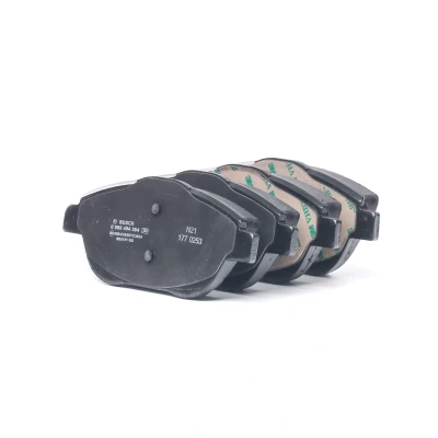 Image of 1617293780, 3649095 Brake pad set BOSCH 0 986 494 564 Low Metallic with anti squeak plate PEUGEOT: 2008 II, 208 I Hatchback, Estate