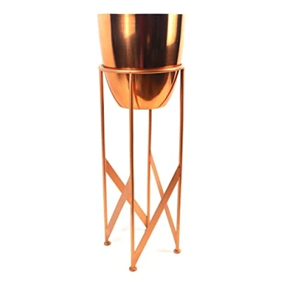 Image of 55cm Copper Planter with Matching Stand