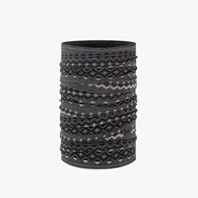 Image of Buff Faizen Grey Merino Lightweight Neckwarmer