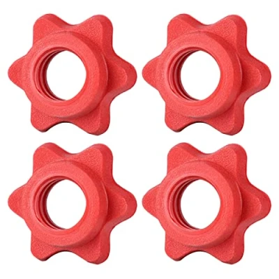 Image of Itkcozcg 4Pcs Barbell Spinlock Collar Hexagon Nut Lock Screw For Weight Lifting Dumbbell