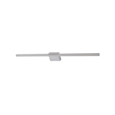 Image of Lucande LED mirror lamp Kivana, chrome, metal, 90 cm, IP44