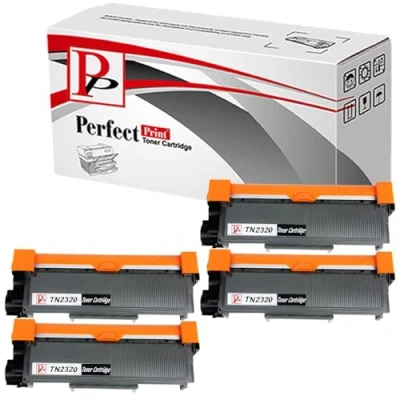 Image of 4 Compatible TN2320 / TN2310 Toner Cartridge For Brother HL L2300D L2320D L2340DW L2360DN L2360DW L2365DW L2380DW DCP L2500D L2520DW L2540DN L2560DW MFC L2700DW L2720DW L2740DW