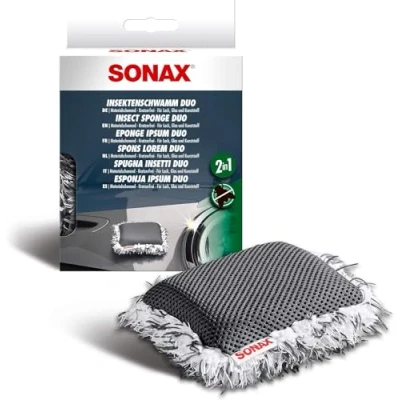 Image of SONAX Insect Sponge Duo, Foam, Gray, Neue Version