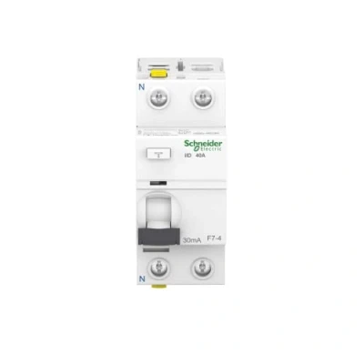 Image of Schneider Electric A9Z21240 Residual Current Circuit Breaker iID, 2P, 40A, 30mA, Type A, 40 amps, Ampere