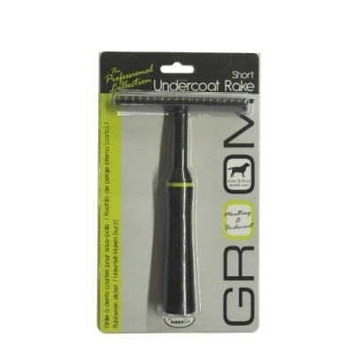 Image of happypet Groom Short Undercoat Rake for Dogs,X Small