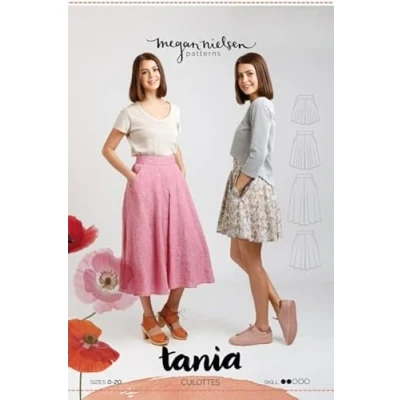Image of Megan Nielsen Ladies Easy Sewing Pattern 2203 Tania Culottes