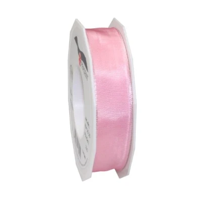 Image of C.E. Pattberg Präsent Lyon Wired Taffeta Ribbon Light Pink 25 mm width, m length
