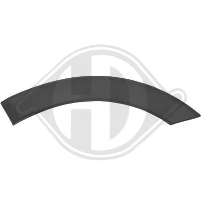 Image of 1813668, 1826430, 1839981, 1844901, BK31V278L00AD5CND Trim /Protection Strip, wing DIEDERICHS 1457064 Right Front black FORD: Transit Mk7 Van