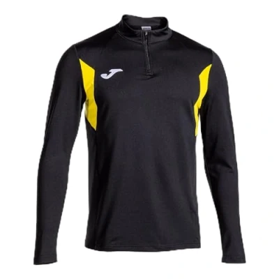 Image of Joma Men&#039;s Winner Iii Sweatshirt, Black Yellow, L
