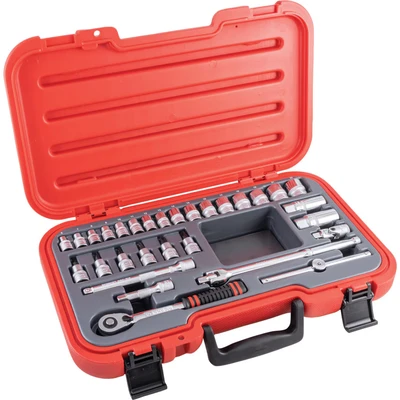 Image of Kennedy Metric30 Piece 3/8&quot; Square DR Socket Set
