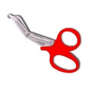 Image of Princess Care First Aid Medical EMT Trauma Shears Nurses Utility Scissors 7.5&quot; (19 cm), Red