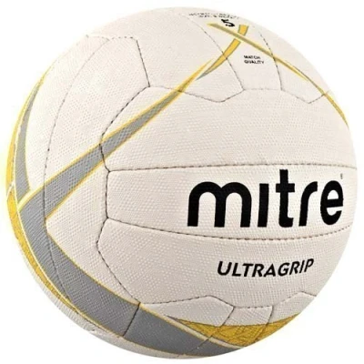 Image of New Mitre Ultragrip Netball Match Playing Excellent Quality Training Netballs