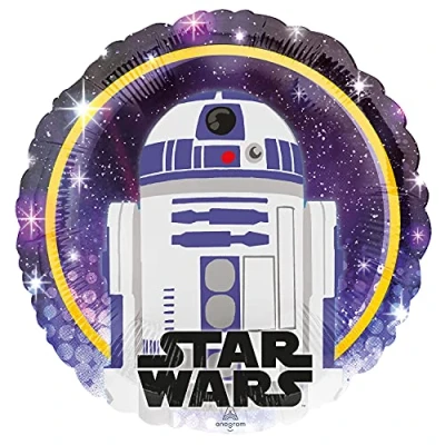 Image of Amscan 4275301 Sd C: Starwars Galaxy R2 D2