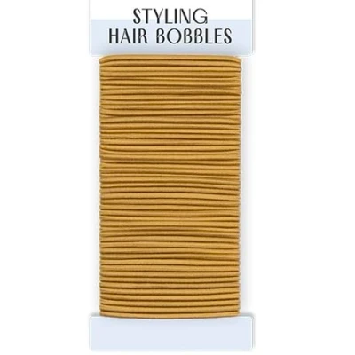 Image of Hair Bobbles Ties 50 pack, Elastic Bands,Hair for Girls, Hairbands Women, Ponytail Holders, Soft Hold No Damage. (blonde)