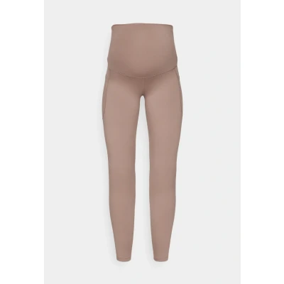 Image of Nike Performance ONE Leggings, Women&#039;s, Size: Small, Mink brown