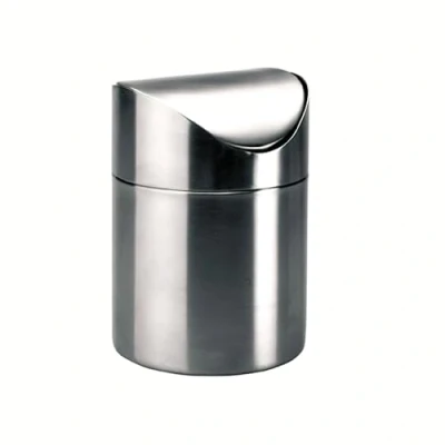 Image of Ibili Table bin Clasica 11,7x16,5 of Stainless Steel, Silver, 11.7 x 16.5 cm