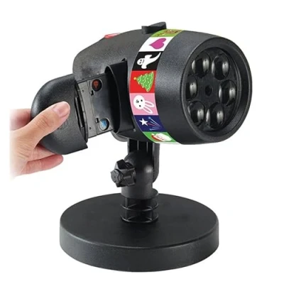 Image of Projector Light,Halloween Holographic Christmas Halloween Light Garden Lawn Project Ambiance Lamp Disco Xmas Night Lights Home Decor for Holiday Landscape Indoor Dec