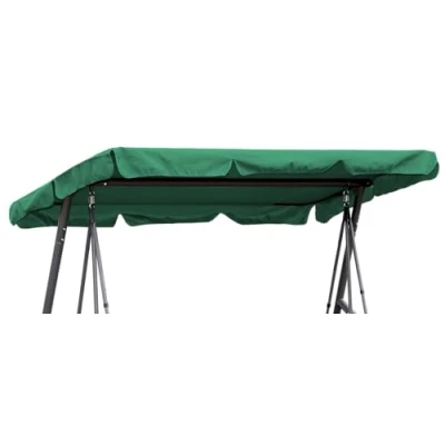 Image of QUICK STAR Hollywood Swing Roof Cover 210 x 145 cm Green Waterproof Universal Replacement Garden 3 Seater UV 50
