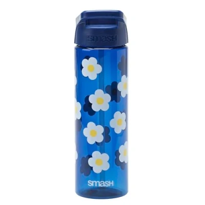 Image of Smash Daisy Water Bottle with Straw 700ml