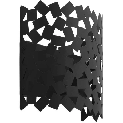 Image of Lucande wall light Aeloria, black, iron, 32.5 cm, E27