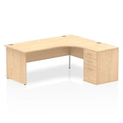 Image of Impulse 1800 Right Hand Panel End Workstation 600 Pedestal M