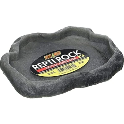 Image of zoomed Repti Rock Food Dish, Medium
