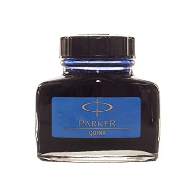 Image of Parker Quink 57ml Ink Bottle Washable Royal Blue (Blister Pack)