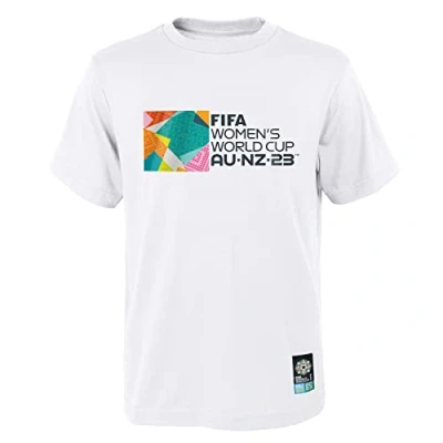 Image of Official 2023 Women&#039;s Football World Cup Adult Event T Shirt, White, Large