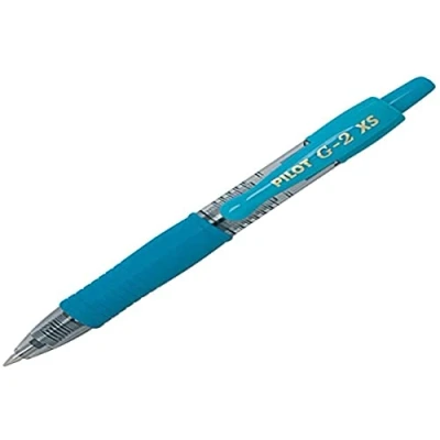 Image of Pilot Mini Gel Rollerball Pen G2 XS7 Pixie 0.4mm (0.7mm Ball) Turquoise
