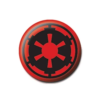 Image of Star Wars Empire Symbol Button Badge Pin