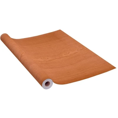 Image of vidaXL Self adhesive Furniture Film Light Oak 500x90 cm PVC