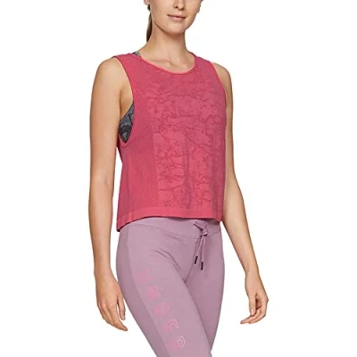 Image of UNDKU#Under Armour Women UA Vanish Seamless Mesh Muscle Tank Perfection/ Impulse Pink/ Metallic Silver (853), MD