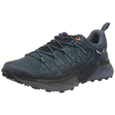 Image of Salewa WS Dropline Trail Running Shoes, Mallard Blue/Grisaille, 6 UK
