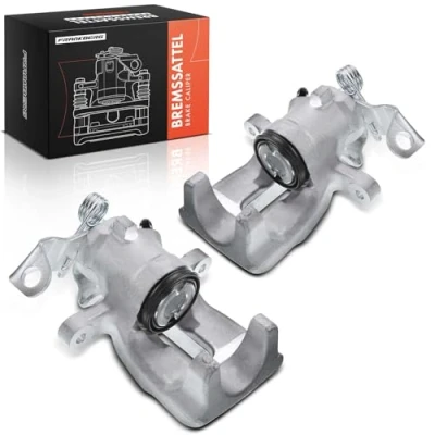 Image of Frankberg 2x Brake Calipern Rear axle Left Compatible with Astra G Convertible 2002 2005 Caravan 2001 2009 Meriva 2003 2010 Replace# 93175250