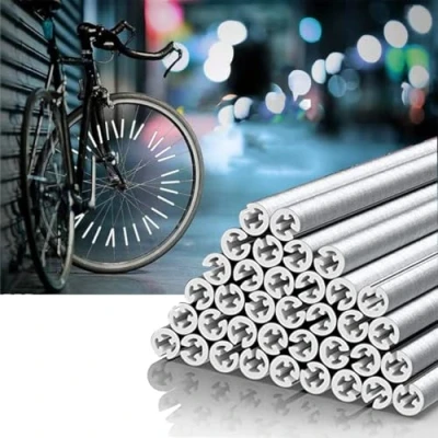 Image of Tsathoggua 36 Pcs 3M Spoke Reflectors for Bicycles, 360 Visibility Bike Reflectors, Wheel Reflector Tube, Skins, Waterproof Warning Lights Covers Night Cycling Riding