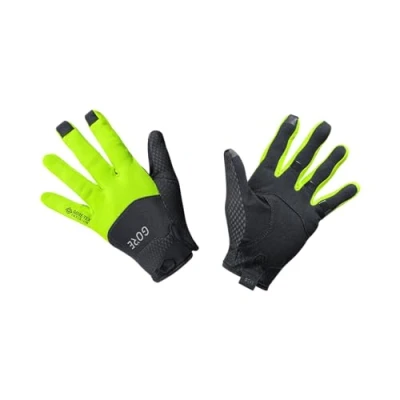 Image of GORE WEAR Unisex Gloves, C5, TEX INFINIUM, Black/Neon Yellow, 10