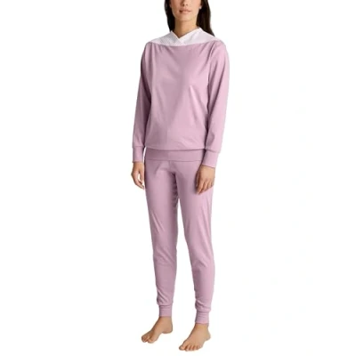 Image of CALIDA Women&#039;s Soulmate Pajama Set, Opaque, Fragrant Lilac, 40 42