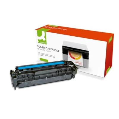 Image of Q Connect HP 312A Compatible Toner Cartridge Cyan CF381A COMP