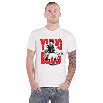 Image of Yungblud T Shirt Life on Mars Tour Official Mens White M