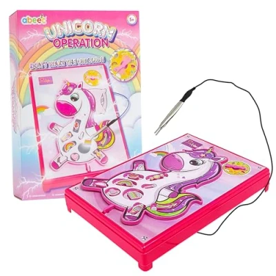 Image of abeec Unicorn Operation Kids Board Games Toy For Girls Remove The Body Parts Or Face Buzzer Gifts