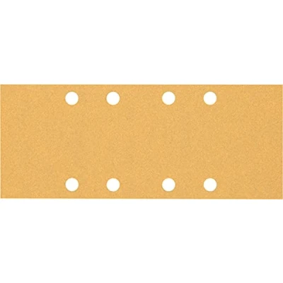 Image of Bosch Professional 10x Expert C470 Sandpaper (for Hardwood, Paint on wood, 93x230 mm, Grit 100, Accessories Orbital Sander)
