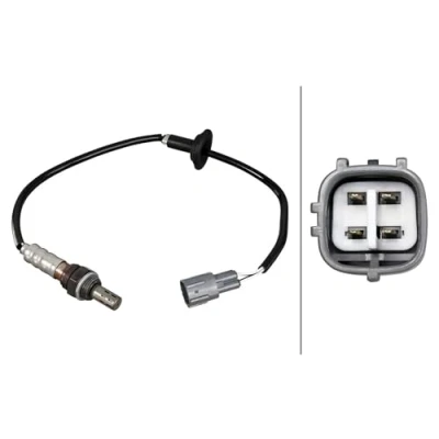 Image of 8946552370, 8946552700 Lambda sensor HELLA 6PA 358 221 601 Diagnostic Probe TOYOTA: Yaris II Hatchback