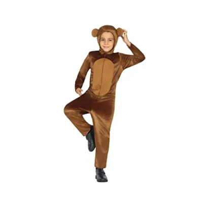 Image of ATOSA 20374 Costume Monkey Brown 3 4 Years Girl Wild Animals, 104 (EU)