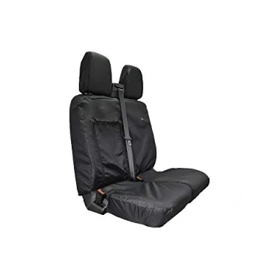 Image of Town and Country Covers, Double Front Passenger Seat Cover to fit the Ford Transit Custom Black