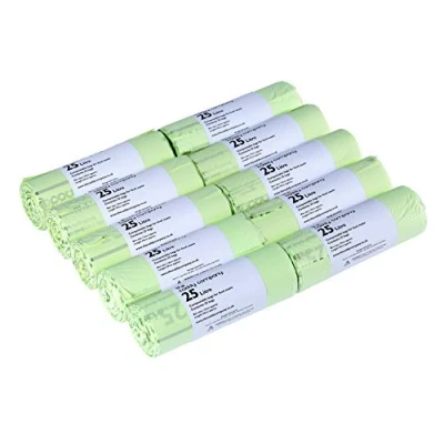 Image of 250 x 25 Litre Caddy Company Compostable Kerbside Bags 10 rolls EN13432 25L Food Waste Liners