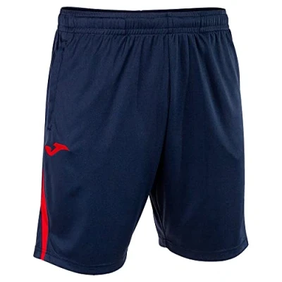 Image of Joma Men&#039;s Bermuda Man Championship VII Shorts, Navy/Red, XL