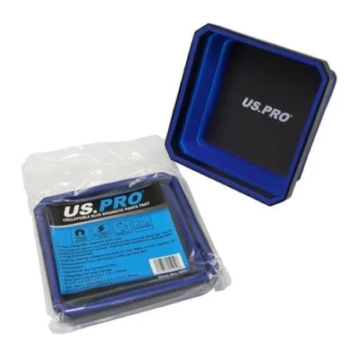 Image of US PRO Tools Collapsible Blue Magnetic Parts Tray Bowl Holder Organizer X 1 6747