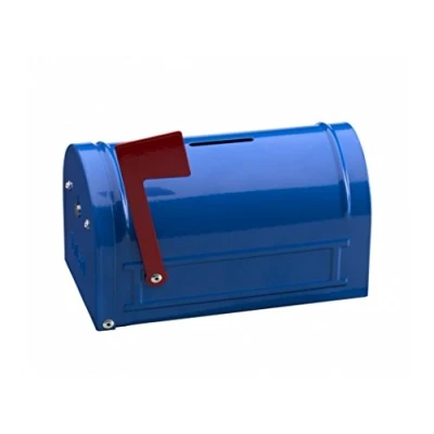 Image of Arregui C 9700 Mail Money Box 93 x 83 152 mm, Blue Painted Steel