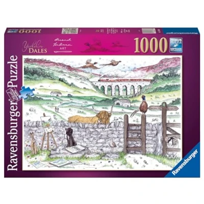 Image of Ravensburger British Yorkshire Dales 1000 Piece Jigsaw Puzzles for Adults and Kids Age 12 Years Up UK Landscape